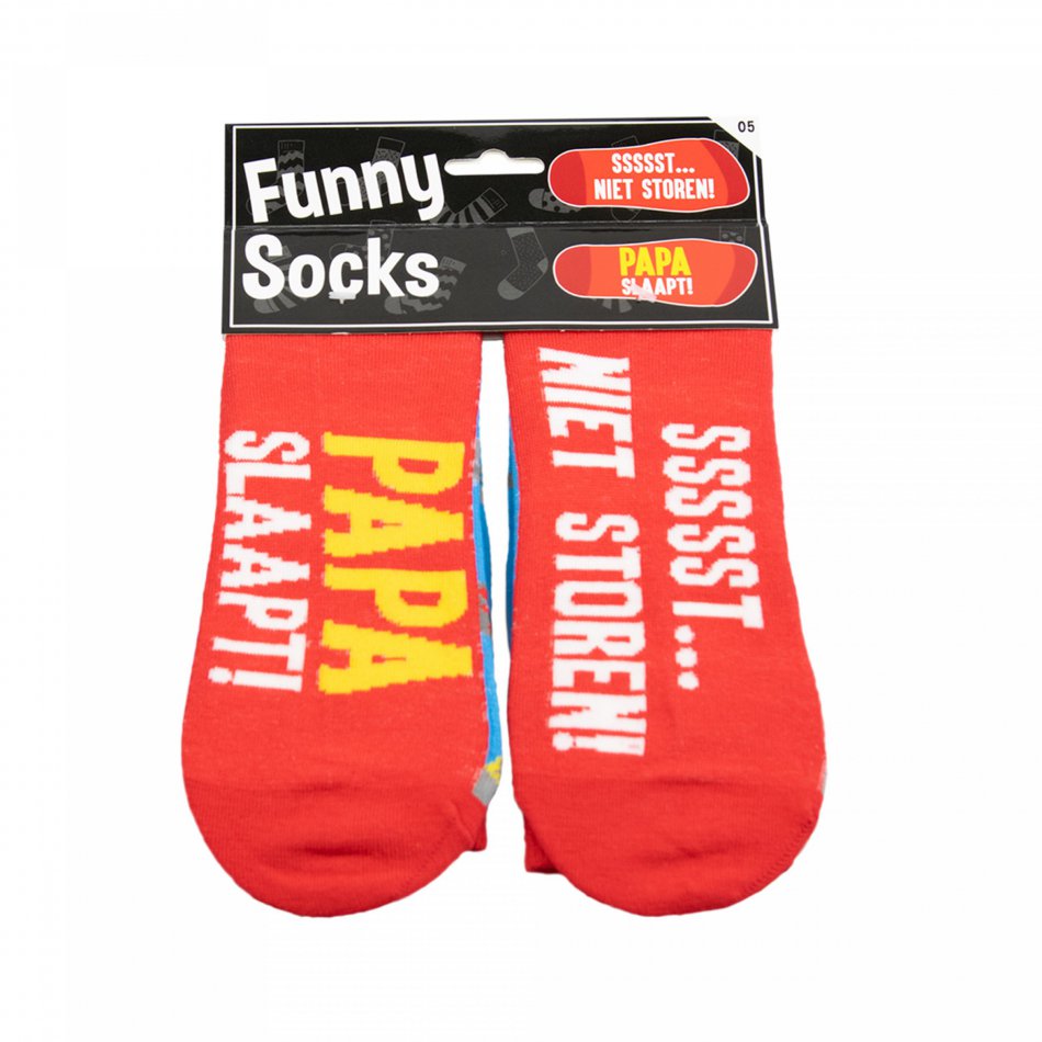 Ssst Papa slaapt
