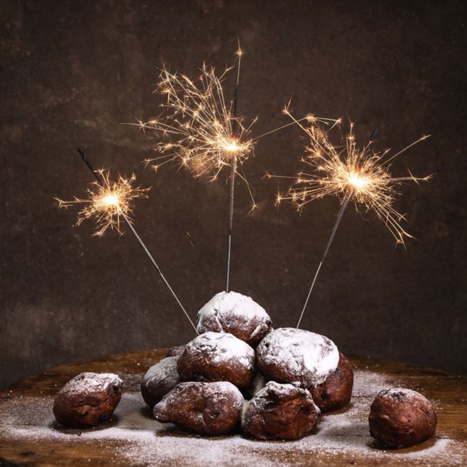 Oliebollen gevuld 10 stuks